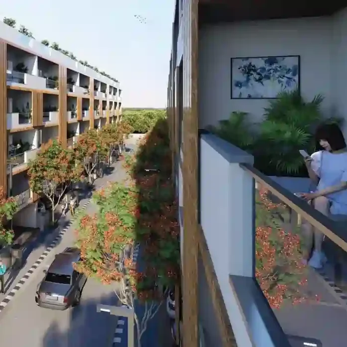 Breathtaking cityscape from the comfort of your balcony