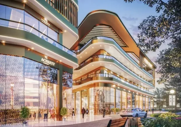 M3M-Paragon-57-2 “Street view of M3M Paragon 57 shops.”