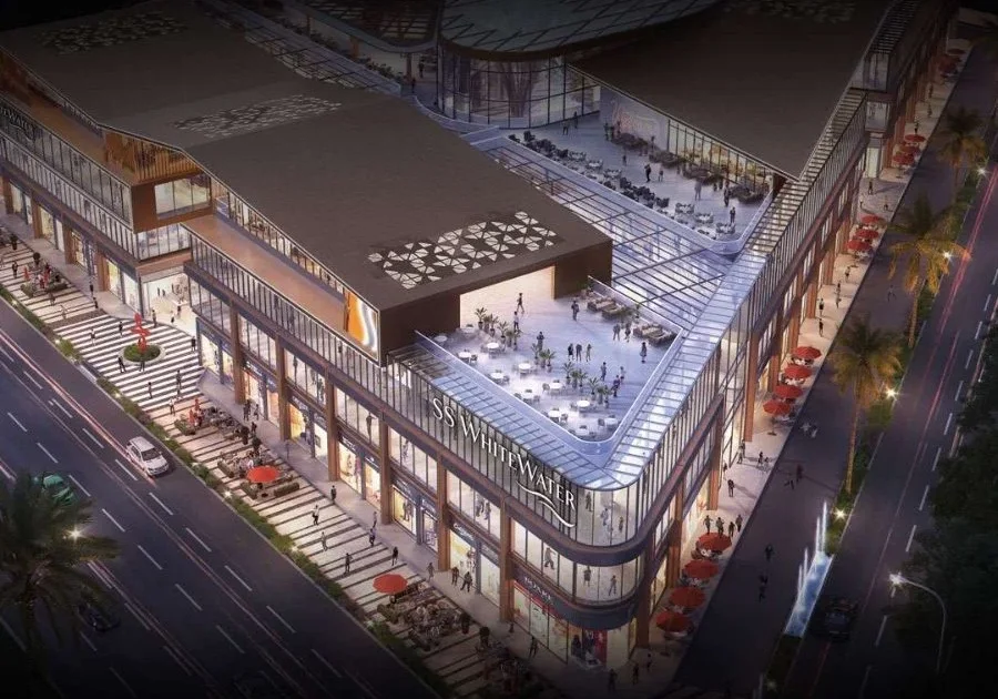 SS Whitewater high-rise apartments with landscaped surroundings