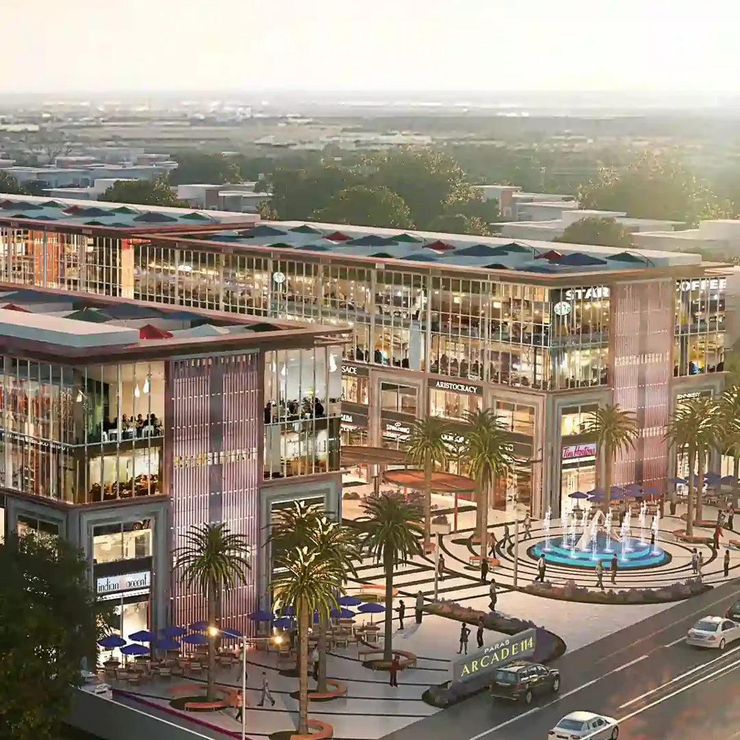 Aerial view of Skymarx SCO Sector 74 Gurgaon project