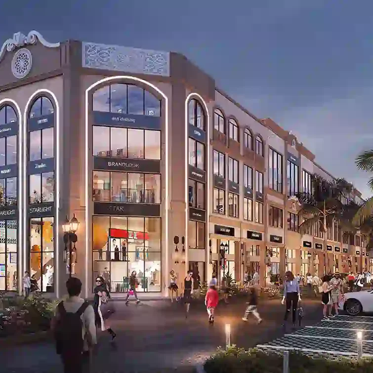 Modern commercial complex Spaze Grand Central 114 Gurgaon front view
