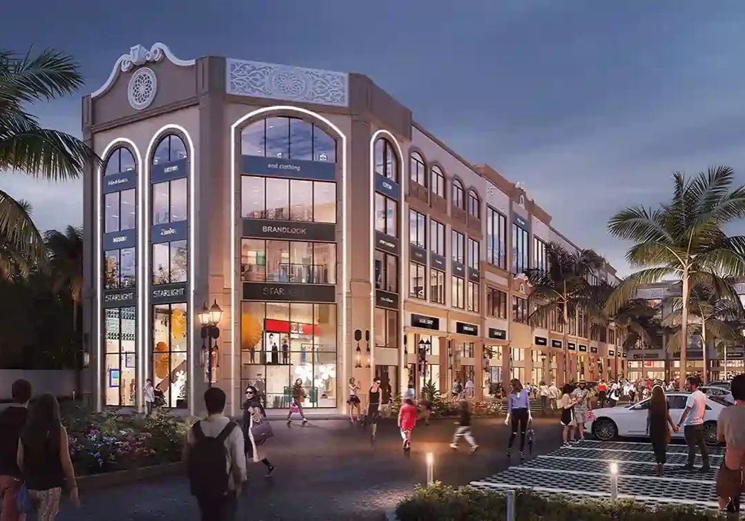 Modern commercial complex Spaze Grand Central 114 Gurgaon front view