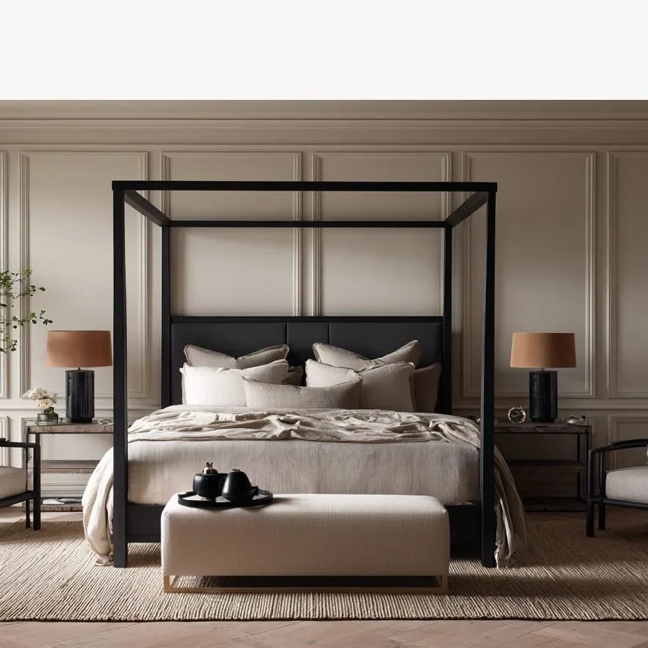 Luxury bedroom interior at Serene Shores Elevate Villas