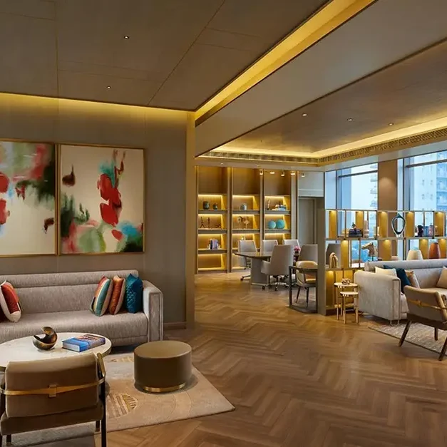 Living room interior of Trehan Sohna Sector 35 apartments