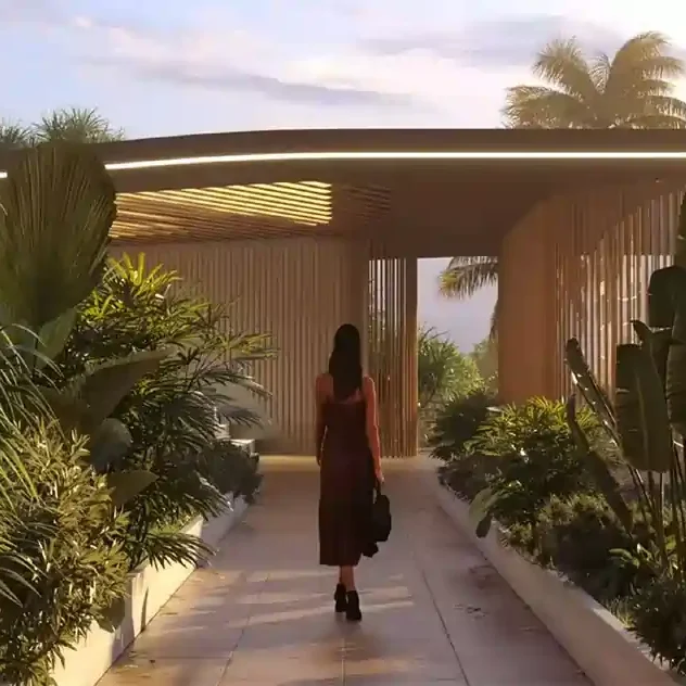 Grand lobby entrance of Ganga Realty Liv 89 Sector 89 Gurgaon