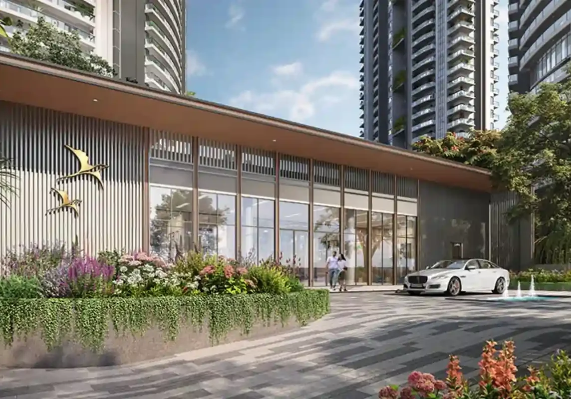 Adani Veris landscaped green areas and open spaces