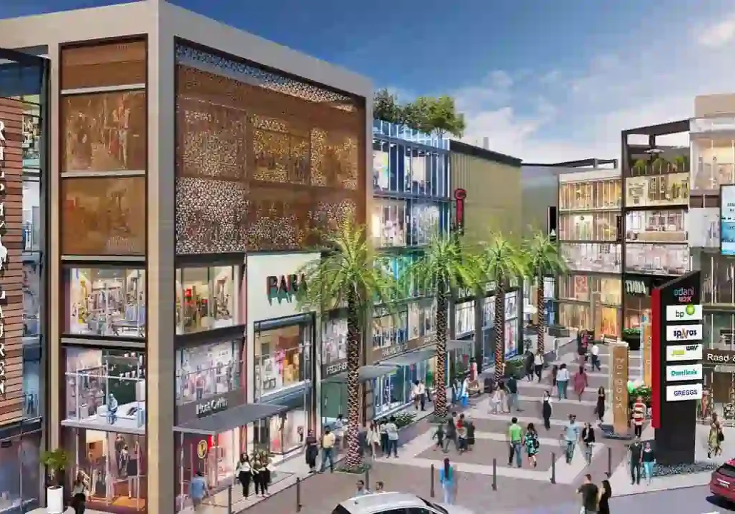 High-street retail market Adani Oyster Arcade Gurgaon
