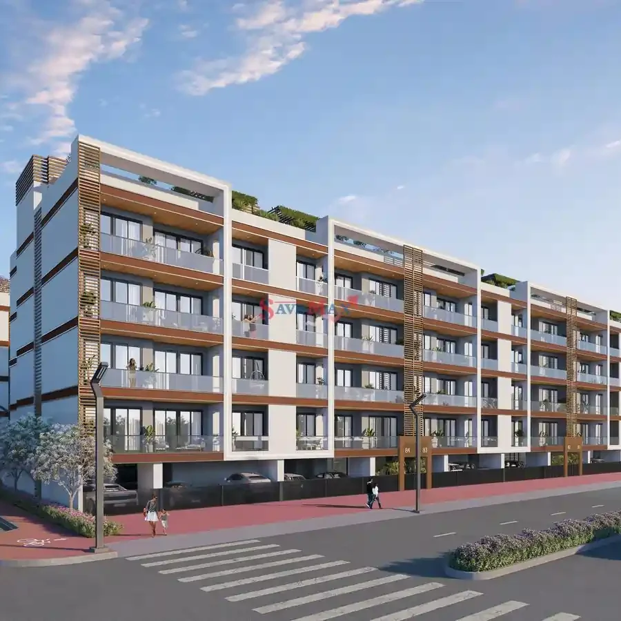 Driveway entrance of Adani Samsara Ivana Gurugram