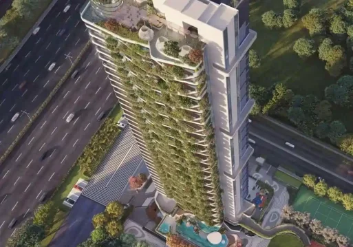 Adani Veris elegant entrance and driveway