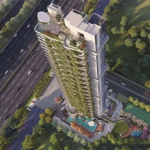 Adani Veris elegant entrance and driveway