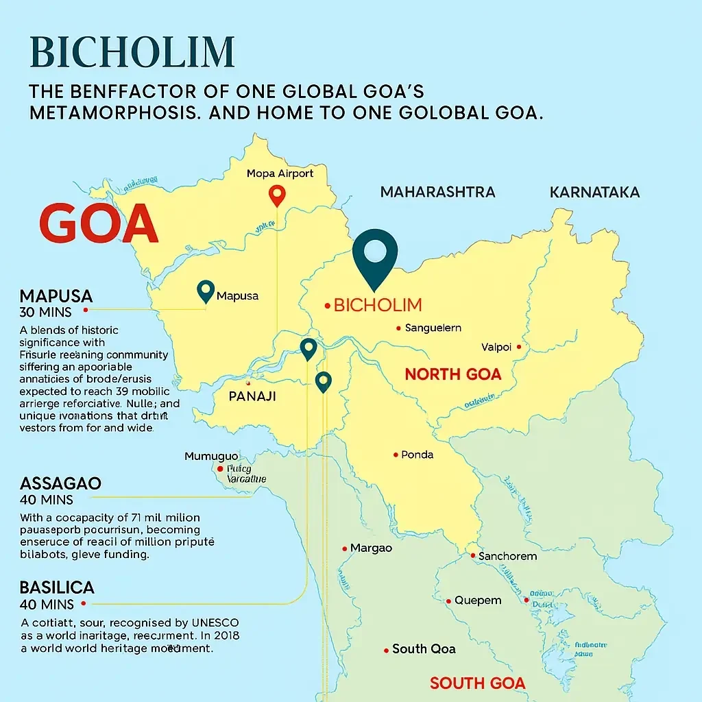 Codename Goa location surrounded by greenery and open surroundings