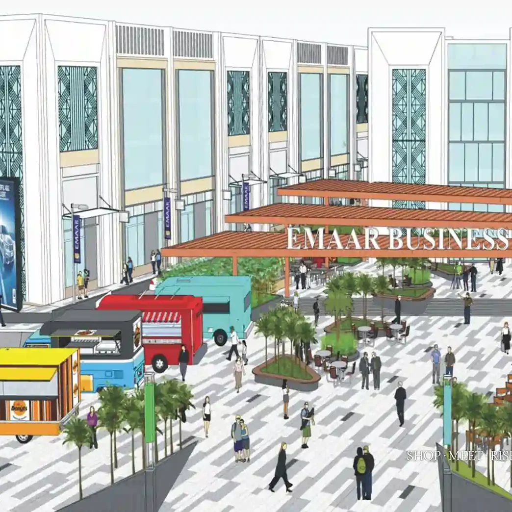 Main entrance of Emaar EBD 65 Gurgaon