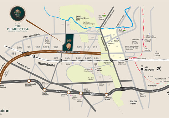 Elan The Emperor – Grand Luxury Living Elan The Emperor luxury high-rise residences with modern architecture in Gurugram