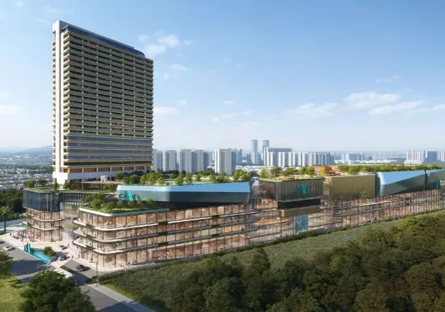 Modern commercial exterior of Elan Imperial Gurgaon