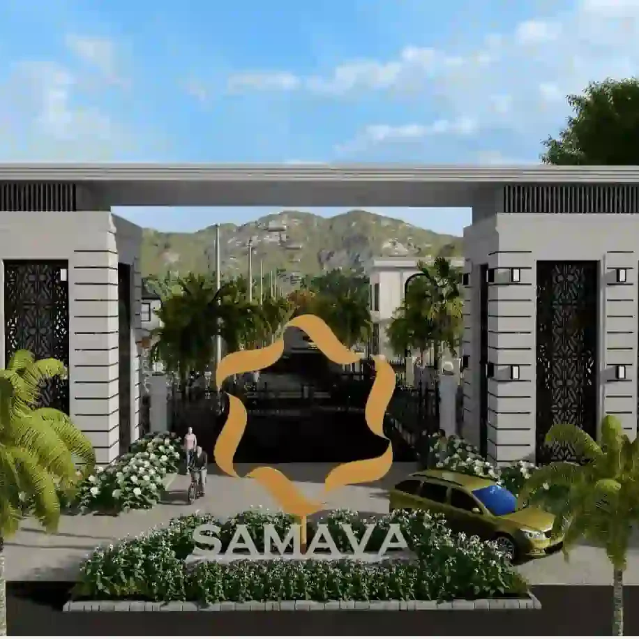Entrance of Elevate Samava Farms Naugaon Alwar