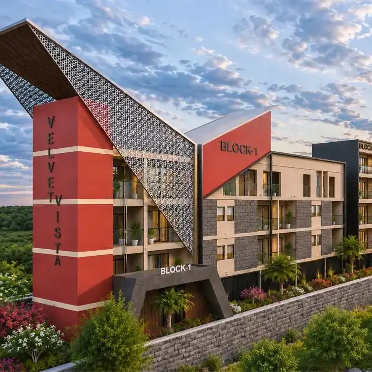 GHD Velvet Vista Apartment road view