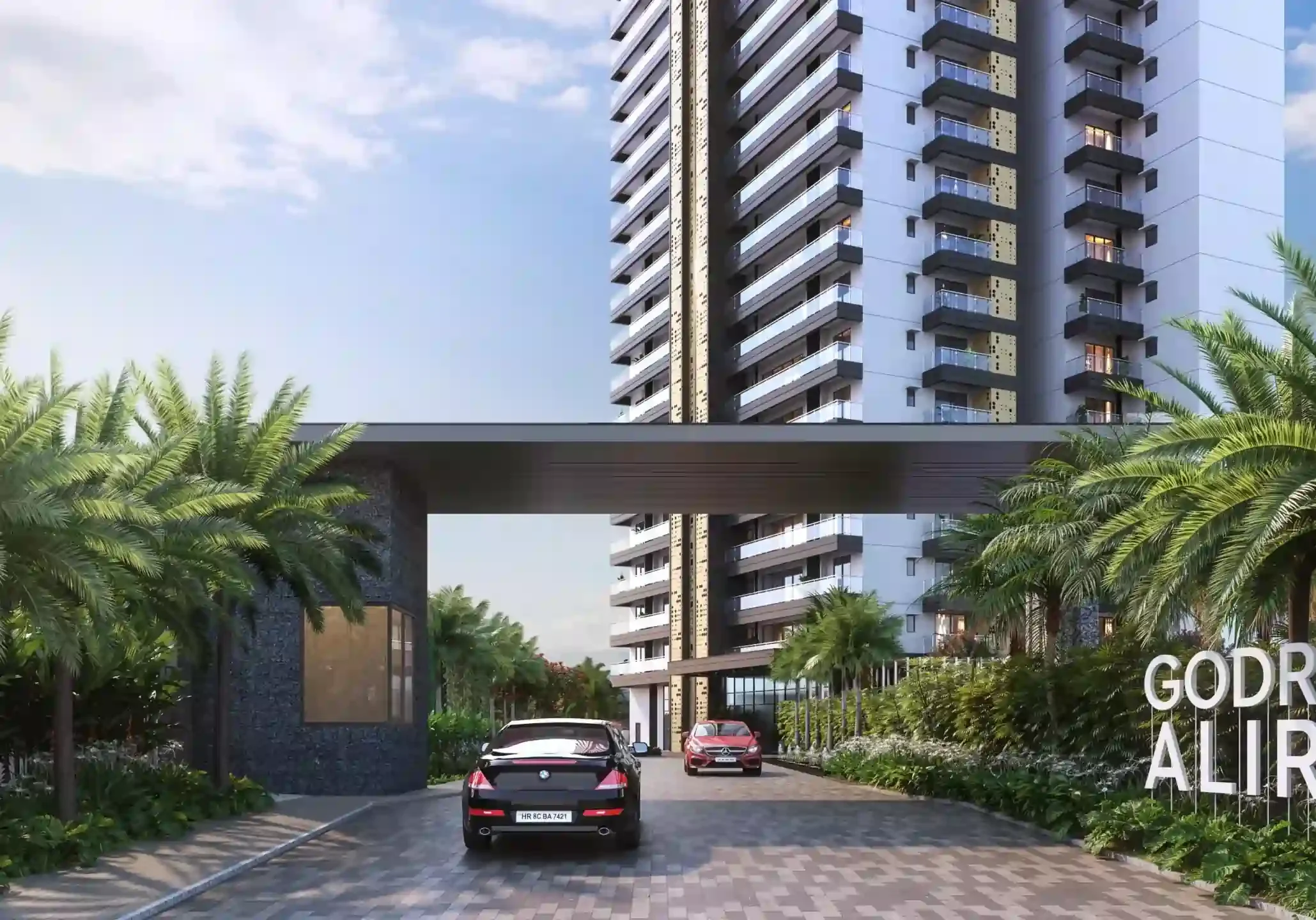 Godrej Alira clubhouse and amenity area