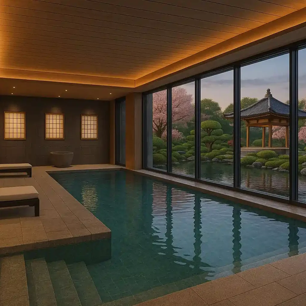 Godrej Sora entrance with Torii-inspired architectural detail