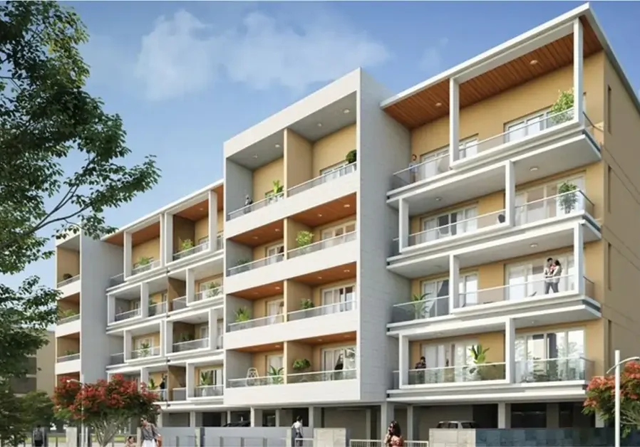 M2K Olive Greens luxury 3 BHK floors exterior, Sector 104 Gurgaon