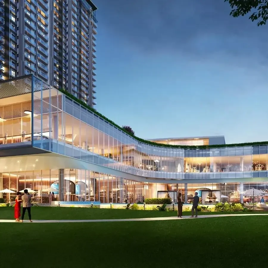 Grand entrance gate of M3M Golf Hills Gurgaon