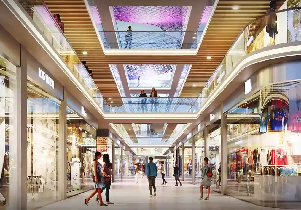 m3m route sector 65 Street view of M3M Route 65 high-street shops