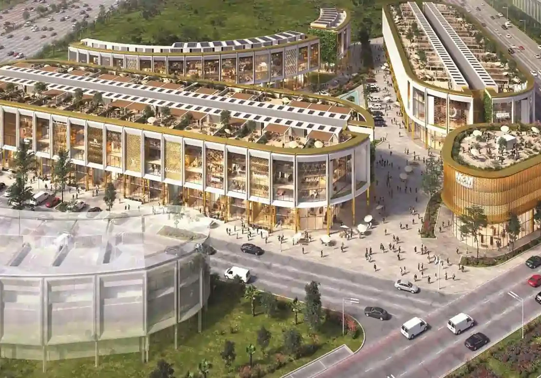 Front elevation view of M3M SCO Plots Market Sector 113 Gurgaon