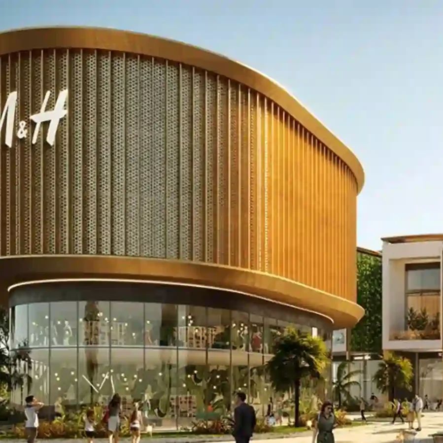 Street retail zone at M3M SCO Market Sector 113 Gurgaon