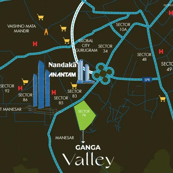 Ganga Valley Location Connectivity
