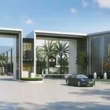 Parking and access area of Orris Gateway SCO Gurgaon