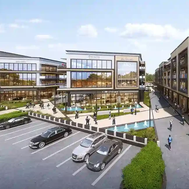 Parking and entrance area of Reach Buzz SCO Plots Gurgaon