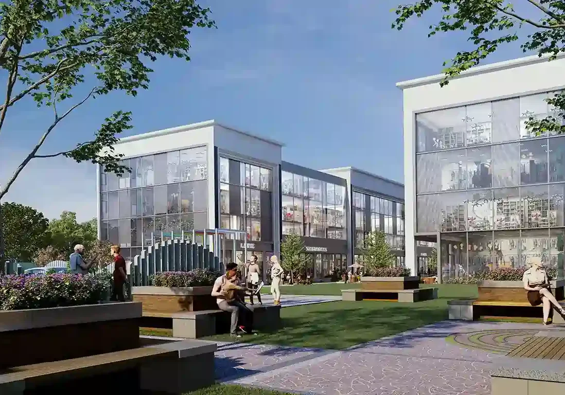 Parking and entry area of Skymarx SCO Plots Sector 74 Gurgaon