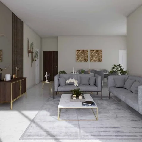 Luxury apartment interior at Godrej Meridien Gurgaon