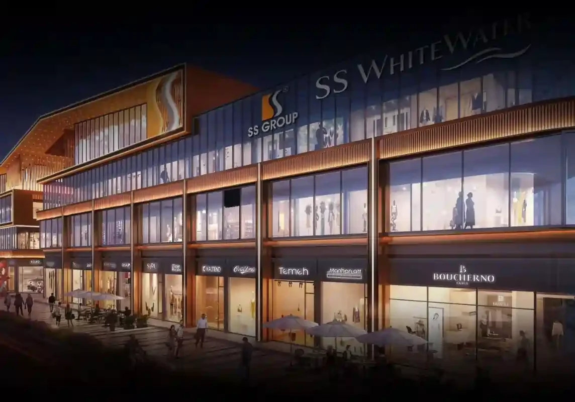 SS Whitewater commercial project in Sector 90 Gurugram with modern architecture