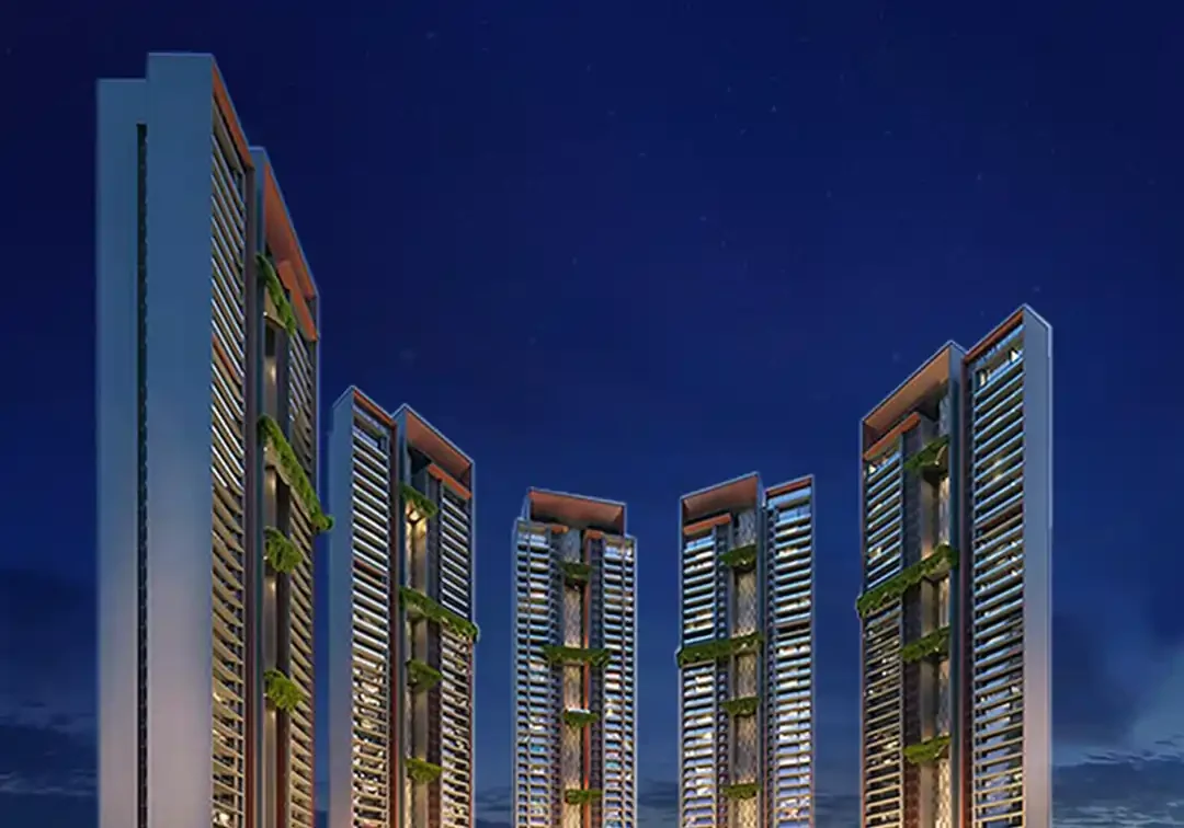 Luxury residential towers of Signature Global Titanium SPR Road Gurugram