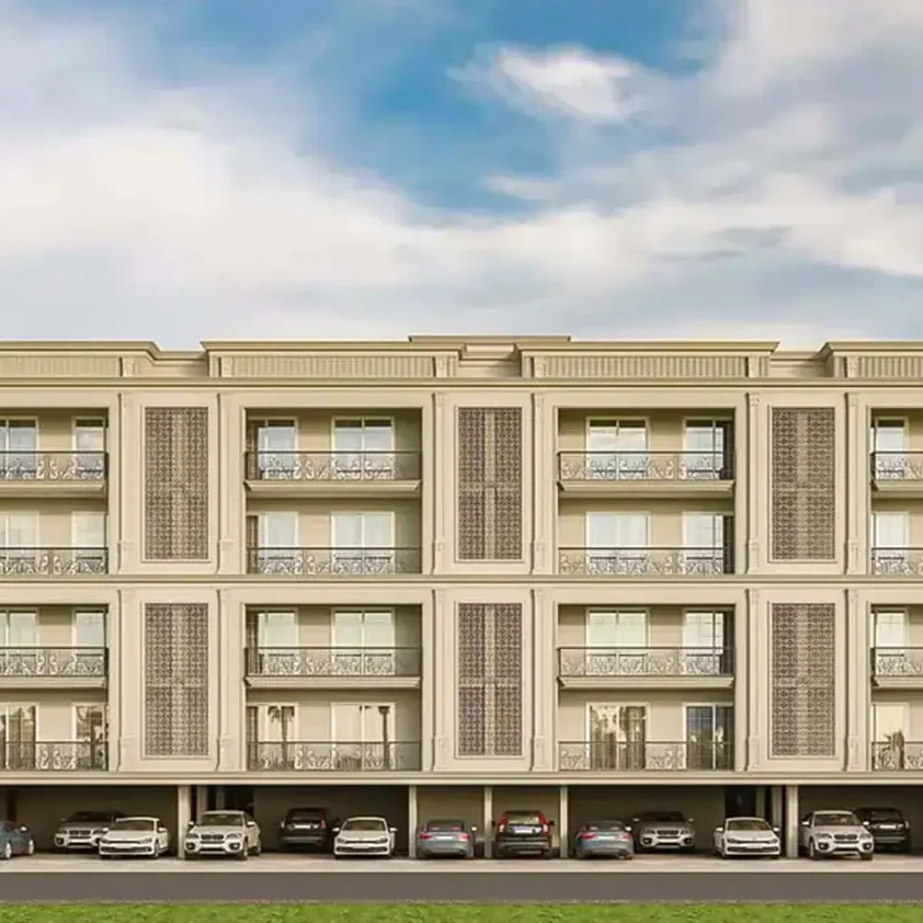 Front view of Trehan Sohna Sector 35 residential project