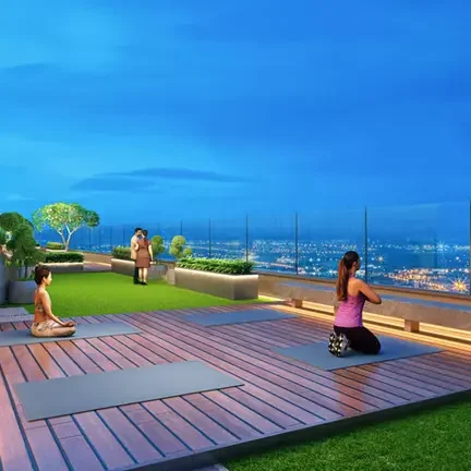 Lush landscaped gardens with jogging and cycling tracks