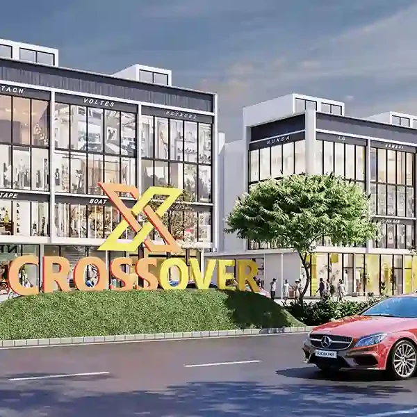 Front view of Vatika Crossover Sector 82 Gurgaon commercial project