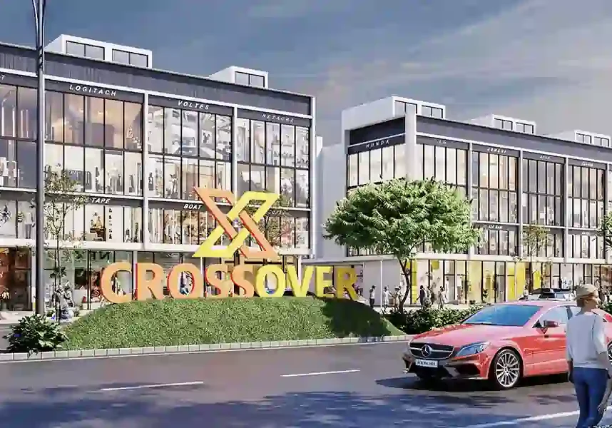 Front view of Vatika Crossover Sector 82 Gurgaon commercial project
