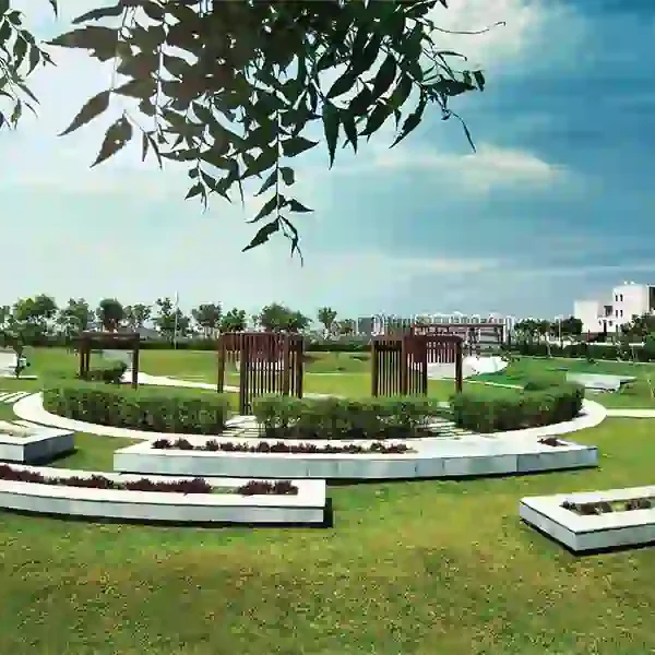 Outdoor Relaxation Space Cozy outdoor seating area in The Westerlies farmhouse, Naugaon