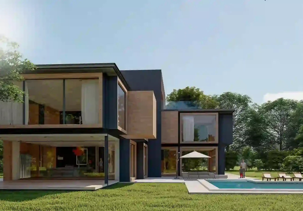 Organic farmland view at Whispering Woods Naugaon Alwar